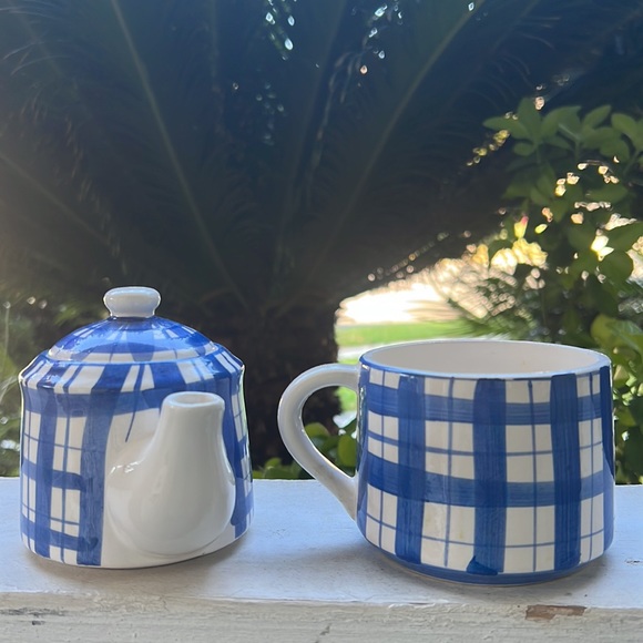 Vintage Single Teacup and Pot - Picture 12 of 16